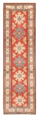 Vintage Hand-knotted Runner Rug 2'10" x 9'3" Traditional Wool Carpet