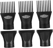 WOONEKY Blowout Brush Hair Dryer Diffuser Hair Dryer Nozzle Set 6pcs Professional Styling Tools