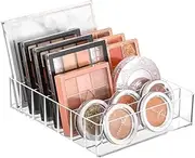 Makeup Palettes Organizer Acrylic Eyeshadow Palette Holder, Acrylic Cosmetic Storage Display Boxes, Makeup Organizer 7-Compartment Storage For Eyeshadow, Contour Kits