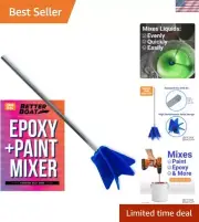Helical Paint Mixer Drill Attachment for Effortless Mixing of Paint & Epoxy