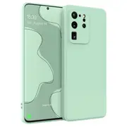 MCC For Samsung Galaxy S20 Ultra Soft Liquid Silicone Shockproof Case Cover G988 [Green]
