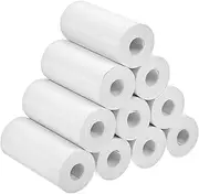 KOMBIUDA 10 Rolls Thermal Paper for Thermal Printers High Adhesion Label Stickers Smooth Flat Printer Paper for Printing for Memos Stickers and Labels