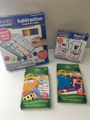 School Starters Puzzle, subtraction Crayola dry erase Color and shapes New