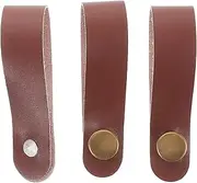 Milisten 3pcs Headband Strap Bass Guitar Accessories Guitar Headstock Strap Tie Headstock Tie Light Brown Microfiber