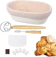 Sour Dough Starter Kit - Sour Dough Proofing Basket Tools Kit,Portable Bread Making Supplies Tools for Bakers Beginners Use