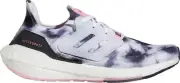 [HP3309] Adidas Ultraboost 22 Women's Running Shoes White Black Tie Dye *NEW*