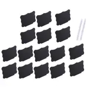 16Pcs Plastic Basket Bin Label Clip on Removable Label Kitchen Pantry8448