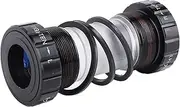 Bottom Bracket 24mm Spindle Screw Type Threaded Bottom Bracket Replacement for 68-73mm Mountain Road Cycling