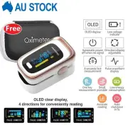 Professional Fingertip Pulse Oximeter Blood Oxygen Saturation Meter SpO2 TGA AU