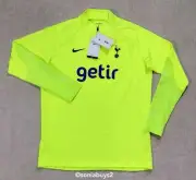 Nike Tottenham Spurs Men's 1/4 Zip Strike Drill Top, DM2460-702, Volt, Size L