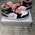 Air Jordan 1 SE Mid Peach Mocha W