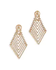 Bloomingdale's Fine Collection Diamond Geometric Drop Earrings in 14K Yellow Gold, 2.50 tcw
