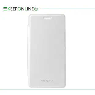 OPPO Mirror 5s 原廠側掀皮套 - 白色 (盒裝)