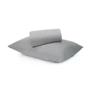 Soft Touch Sheet Set - Single Bed, Grey