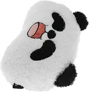 Dorable Panda Design Car Headrest Pillow Universal Auto Seat Neck Rest Soft Plush Neck Support for Long Drives Travel Pillow for Boys and Girls Adults