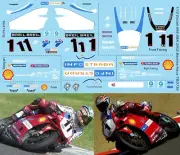 1/12 Decals for Ducati 998 R Bayliss Xaus SBK Superbike 2002 TB Decal TBD736