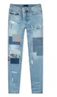 Amiri Japanese repair Rosebowl jeans patchwork size 30