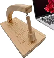Decision Maker Pendulum - Portable Random Choice Makers, Creative Magnetic Decision Maker | Wooden Swing Pendulum Desk Tabletop Game Toy for Women, Men, Boys, Girls, Bosses, 7.83x3.93x1.18in