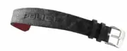 Police Jewelry PJ.24292BLGR/05 WRAITH Black Leather Bracelet