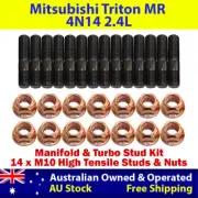 High Tensile Manifold & Turbo Stud Kit For Mitsubishi Triton MR 4N14 2.4L
