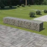 Gabion Wall with Covers Galvanised Steel 300x50x50 cm