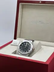 Salvatore Ferragamo F-80 44 mm Silver Stainless Steel with Black Rubber $1,195