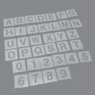 2 Inch 36pcs Letter Numbers Stencils Set For Spray Painting Reusable Alphabe SD0