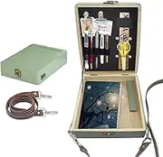 YCOSAN Writers Messenger Wood Box - Gifts for Writers, Artist Gifts, Travel Art Bag, Pochade Box, Portable Writing Box, Sketch Box Easel for Outdoor Painting