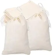 UTHCLO 50pcs Muslin Drawstring Bags Pouches for Tea Herbs and Daily Use Breathable and Comfortable for and Storage Convenient Lightweight Portable