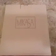NEW Pair of MIKASA Crystal Jamestown Gold Candle Holders Candlesticks Austria
