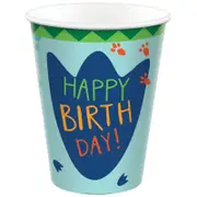 Dino-Mite Happy Birthday Dinosaur Party Paper Cup 266ml 8pk