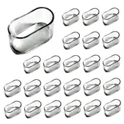 30 Pcs Chair Leg Caps,oval Silicone Furniture Feet Pads Table Cover Floor Scratches Protectors-mxbc 20X40MM