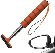 Car Mirror Squeegees - Car Rearview Mirror Wiper | Wing Mirror Cleaner Wiper with Telescopic Rod, Telescopic Mirror Wiper, Car Mirror Squeegee, Auto Window Squeegee Cleaner for All Vehicles
