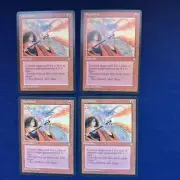 MTG Ice Age Set Playset FOUR Pyroblast Beautiful MINT/NM 1995 release