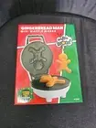 NIB Waffle Wow! Gingerbread Man Mini Waffle Maker Christmas Holiday Fun!