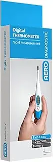 Aerodiagnostic Digital Thermometer, White