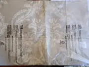 NEW WATERFORD Placemat DAMACUS Pewter Silver Floral Design PM185 13 x 18.5