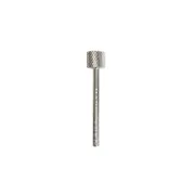 Nail Drill Bit 3/32" Shape Four Week Fill Rotary Cuticle Clean Manicure Silver