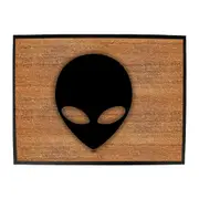 Alien Head Sci Fi - Funny Novelty Doormat Man Cave Floor mat