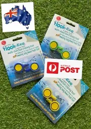 Hookeze Fishing Quick Knot Tying Tool Tacklebox Combo Pack Hook Eze Safety Cover