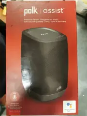 Polk Audio (AM9305) Assist Smart Speaker with Google Assistant - Midnight Black