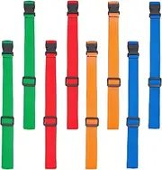 NICENEEDED 8 Pack Beach Chair Towel Bands, Beach Chair Clips Bands Towel Straps, Beach Towel Holder for Beach Pool Cruise Carnival Ship Travel Vacation Accessories Essentials