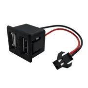 USB Female Base Type-C Double-Layer Socket
