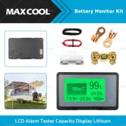 LCD Alarm Tester Capacity Display Lithium 350A MAX 500A Battery Monitor Caravan