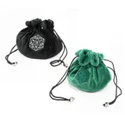 Let's Play Games Manufacturing LPG Multipocket Fluffy Dice Bag - Green