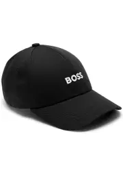 Boss Zed Logo-embroidered Cotton cap - Black ONE SIZE