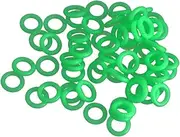 Gogogmee 50pcs Camping Glow Rings Tent Peg Accessories Tent Peg Ring for Outdoor Night Hiking