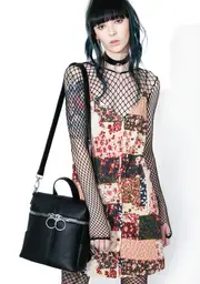 [Dolls Kill] Patchwork Sanna Slip Dress