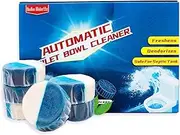 [6 PACK] Oudbo Molartte In Cistern Toilet Cleaner, Household Automatic Toilet Bowl Cleaner Tablets, Blue Water, 6x50g, 300G