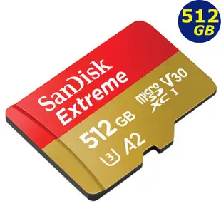 SanDisk 512GB 512G microSDXC Extreme 190MB microSD SD 4K 記憶卡